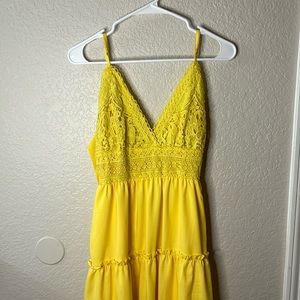 NWT ECOWISH Tie-Back Spaghetti Strap Dress